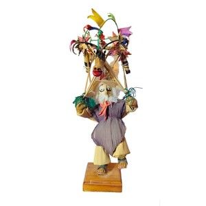 Torito Dancer 12" Doll With Mexican Bull Firework Armature Headwear